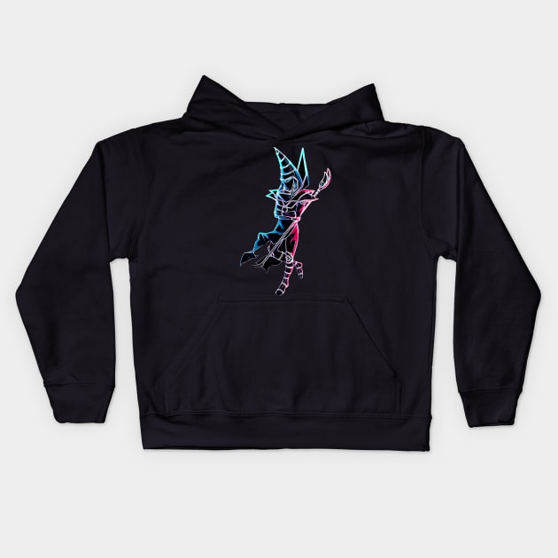 Soul of dark magician girl Kids Hoodie by San Creative